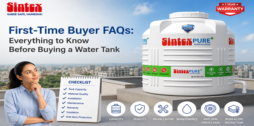 First-Time Buyer FAQs: Everything to Know Before Buying a Water Tank