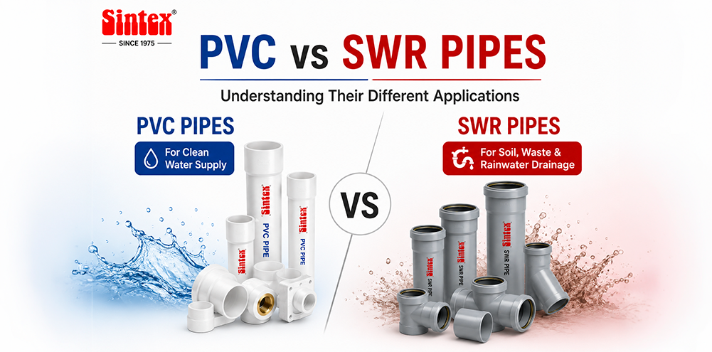 Understanding the Difference Between PVC and SWR Pipes