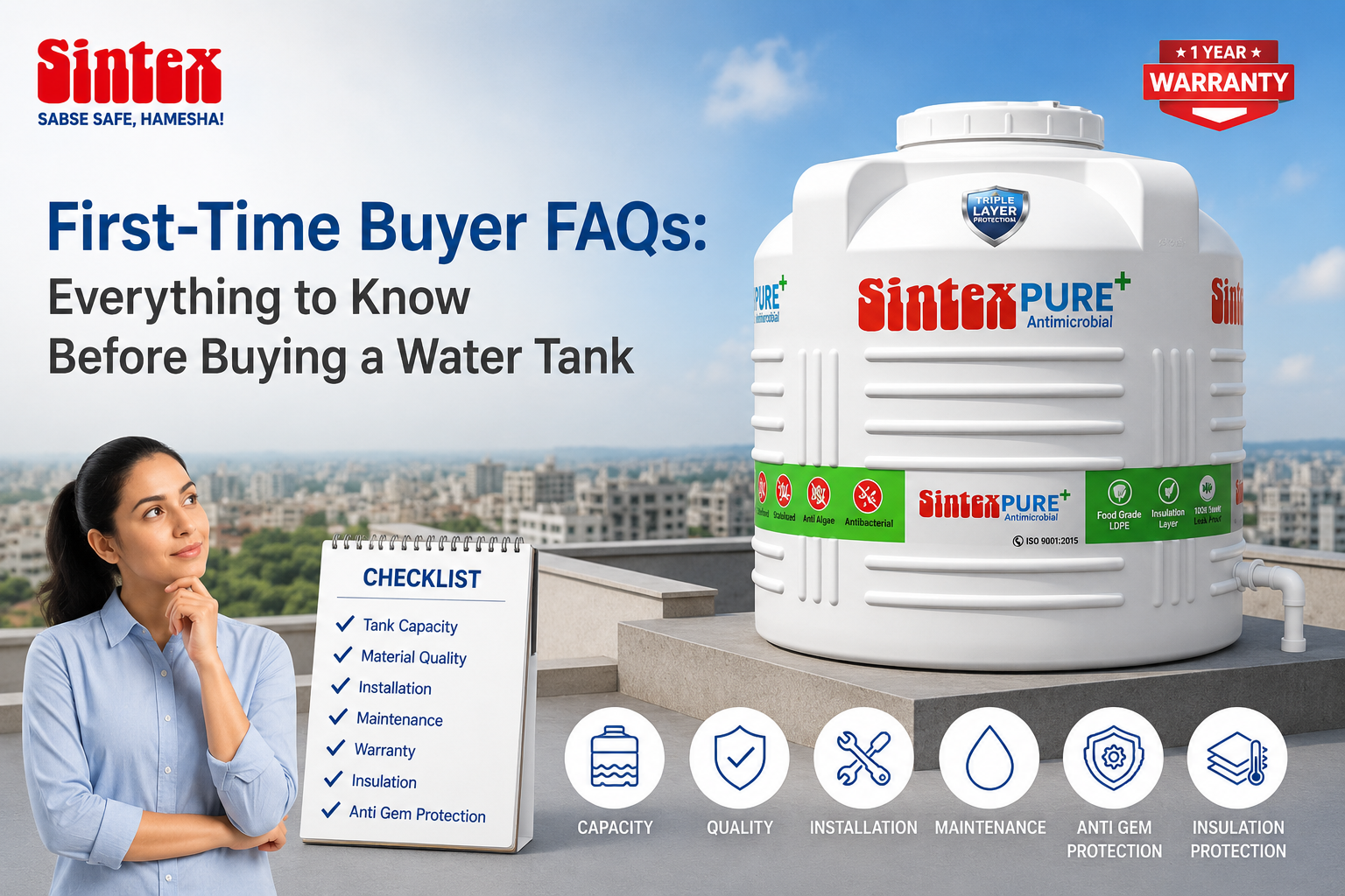 First-Time Buyer FAQs: Everything to Know Before Buying a Water Tank