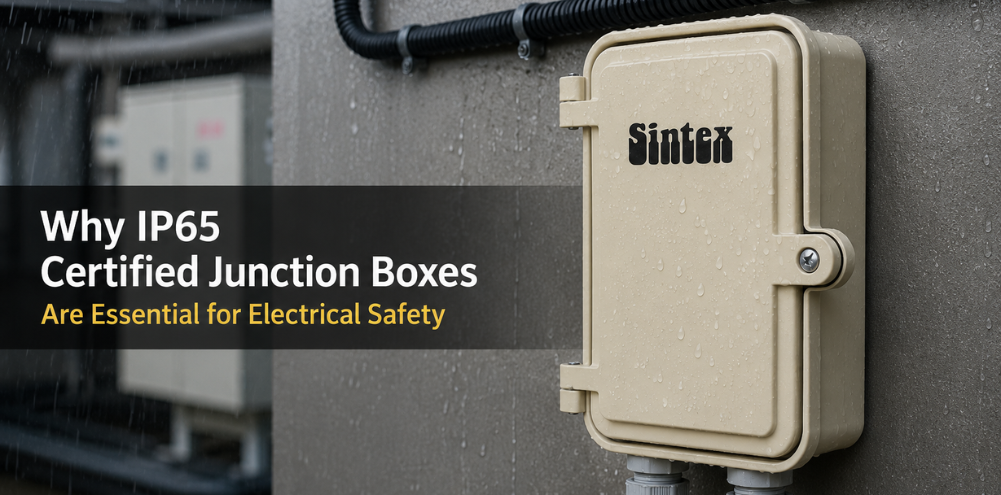Weatherproof IP65 electrical junction box