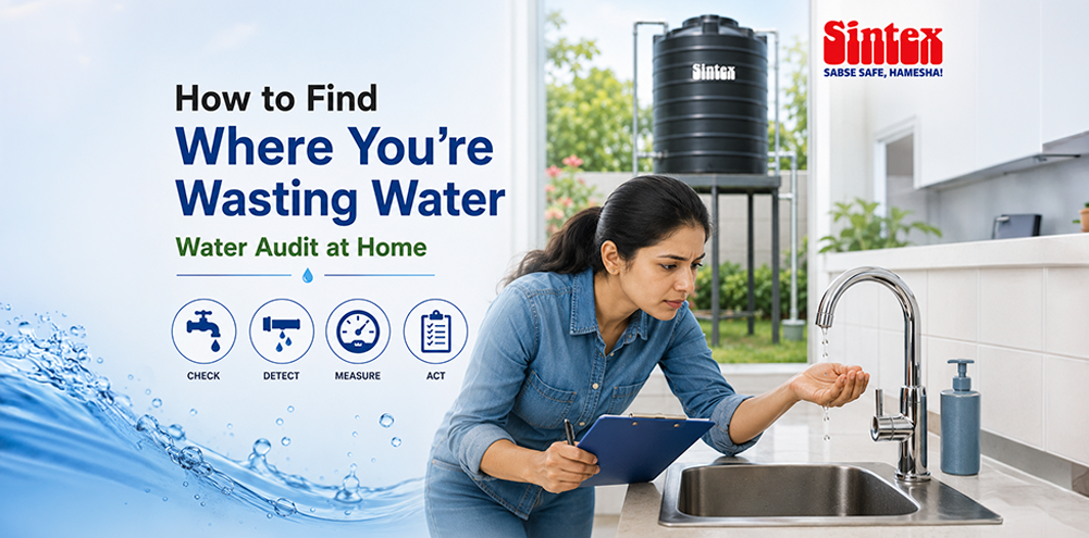 How to Find Where You’re Wasting Water the Most: Water Audit at Home